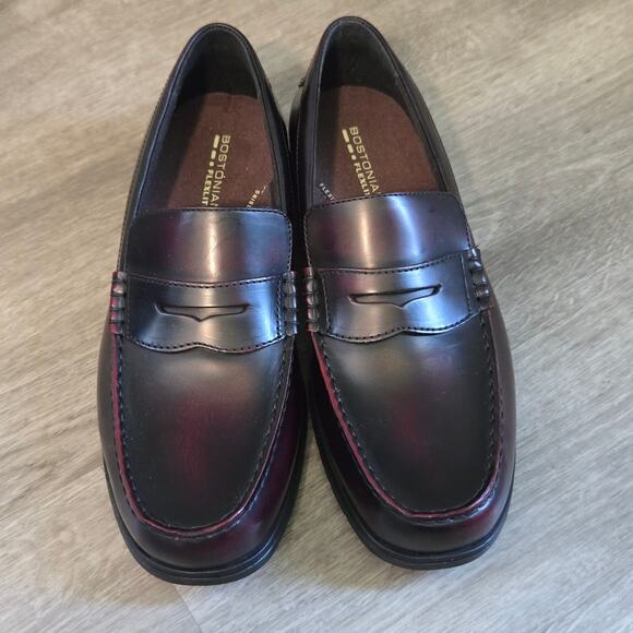 New Without Box Bostonian Flexlite Penny Loafer Men 10 Burgundy Upper Leather main image 6